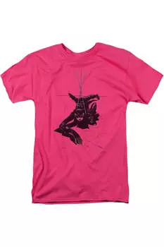 Футболка с коротким рукавом для взрослых Batman Catwoman Rope Gildan, розовый