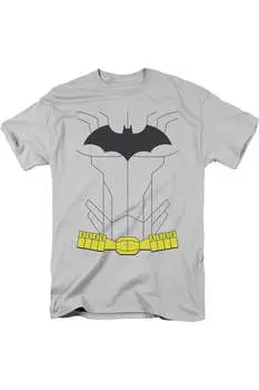 Футболка с коротким рукавом для взрослых Batman New Batman Uniform Gildan, серебряный