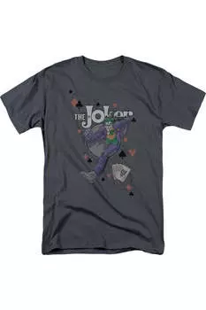 Футболка с коротким рукавом для взрослых «Бэтмен всегда Джокер» Gildan, цвет charcoal