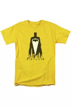 Футболка с коротким рукавом для взрослых «Бэтмен против Супермена» «Бэт Джастис» Gildan, желтый