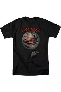 Футболка с коротким рукавом для взрослых «Бэтмен выглядит хорошо» Gildan, черный