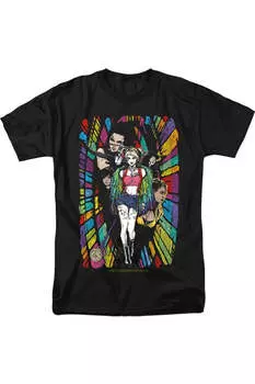 Футболка с коротким рукавом для взрослых Birds Of Prey Color Corridor Gildan, черный