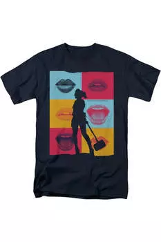 Футболка с коротким рукавом для взрослых Birds Of Prey Lips Gildan, темно-синий