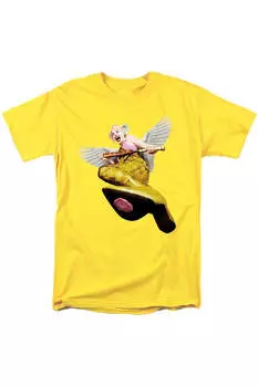 Футболка с коротким рукавом для взрослых Birds Of Prey Kick Gildan, желтый