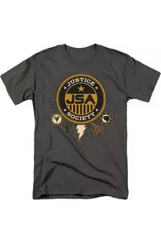 Футболка с коротким рукавом для взрослых Black Adam Black Adam Justice Society Gildan