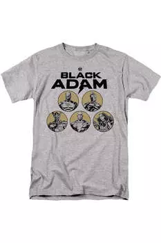 Футболка с коротким рукавом для взрослых Black Adam Black Adam Contrast Group Gildan