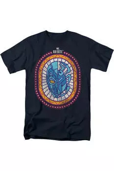 Футболка с коротким рукавом для взрослых Blue Beetle (2023) Reyes Courage Gildan, темно-синий