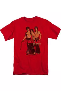 Футболка с коротким рукавом для взрослых Bruce Lee Nunchucks Gildan, красный