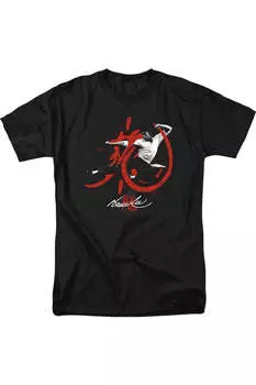 Футболка с коротким рукавом для взрослых Bruce Lee High Flying Gildan, черный