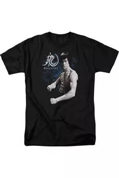 Футболка с коротким рукавом для взрослых Bruce Lee Dragon Stance Gildan, черный