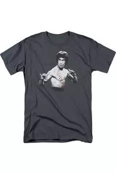 Футболка с коротким рукавом для взрослых «Брюс Ли Финальное противостояние» Gildan, цвет charcoal