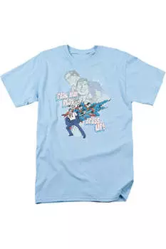 Футболка с коротким рукавом для взрослых DC Comics Real Men Gildan, светло-голубой