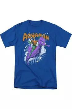 Футболка с коротким рукавом для взрослых DC Comics Ride Free Gildan, синий