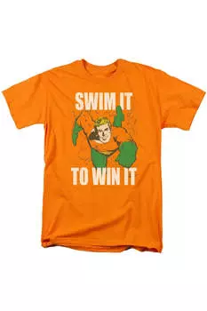 Футболка с коротким рукавом для взрослых DC Comics Swim It Gildan, оранжевый