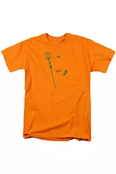 Футболка с коротким рукавом для взрослых DC Comics Aquaman Min Gildan, оранжевый