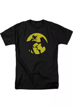 Футболка с коротким рукавом для взрослых DC Comics Batman Spotlight Gildan, черный