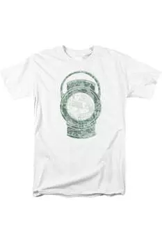 Футболка с коротким рукавом для взрослых DC Comics Lantern Cover Gildan, белый