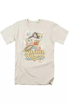 Футболка с коротким рукавом для взрослых DC Comics Strength Gildan, кремовый