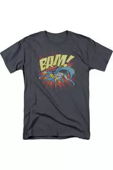 Футболка с коротким рукавом для взрослых DC Comics Bam Gildan, цвет charcoal