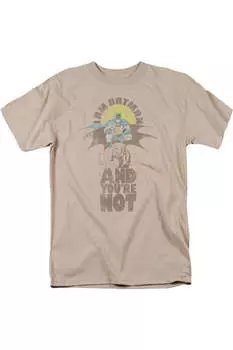 Футболка с коротким рукавом для взрослых DC Comics And Youre Not Gildan, цвет sand