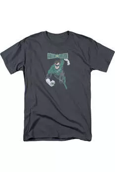 Футболка с коротким рукавом для взрослых DC Comics Dessaturated Green Lantern Gildan