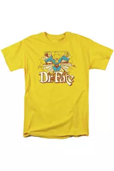 Футболка с коротким рукавом для взрослых DC Comics Dr Fate Stars Gildan, желтый