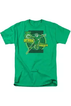 Футболка с коротким рукавом для взрослых DC Comics Green Lantern Gildan