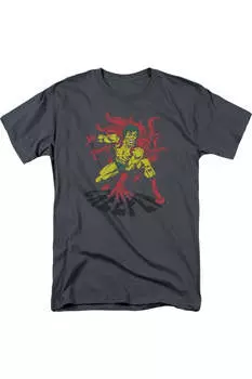 Футболка с коротким рукавом для взрослых DC Comics Creeper Gildan, цвет charcoal