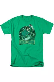 Футболка с коротким рукавом для взрослых DC Comics In The Spotlight Gildan, цвет kelly green