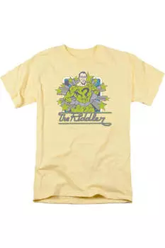 Футболка с коротким рукавом для взрослых DC Comics Riddler Stars Gildan, цвет banana