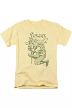 Футболка с коротким рукавом для взрослых DC Comics On Target Gildan, цвет banana