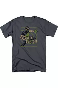 Футболка с коротким рукавом для взрослых DC Comics Ring Power Gildan, цвет charcoal