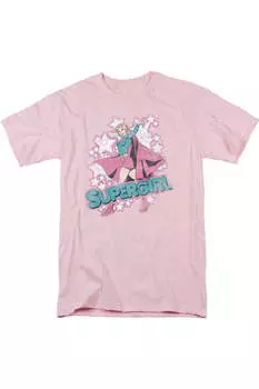 Футболка с коротким рукавом для взрослых DC Comics Im Supergirl Gildan, розовый