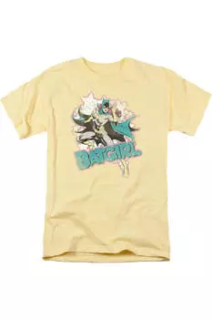 Футболка с коротким рукавом для взрослых DC Comics Im Batgirl Gildan, цвет banana