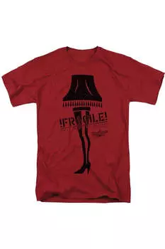 Футболка с коротким рукавом для взрослых «Рождественская история» Gildan, цвет cardinal