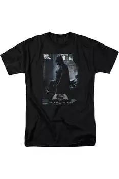 Футболка с коротким рукавом для взрослых с изображением Бэтмена против Супермена Gildan, черный