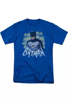Футболка с коротким рукавом для взрослых с классической песней из телесериала «Бэтмен» Gildan, синий