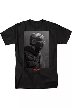 Футболка с коротким рукавом для взрослых с изображением Бэтмена (2022) Риддлера Gildan, черный