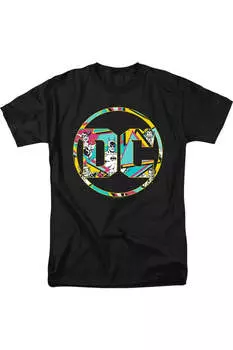 Футболка с коротким рукавом для взрослых с логотипом Batman DC Gildan, черный