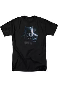 Футболка с коротким рукавом для взрослых с надписью «Бэтмен, не шути с летучей мышью» Gildan, черный