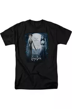 Футболка с коротким рукавом для взрослых с постером «Труп невесты» Gildan, черный