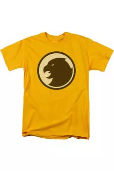 Футболка с коротким рукавом для взрослых с символом DC Comics Hawkman Gildan, золотой