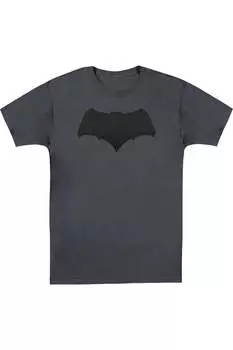 Футболка с коротким рукавом для взрослых с логотипом Batman V Superman Batman Gildan, цвет charcoal