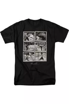 Футболка с коротким рукавом для взрослых с изображением Брюса Ли Gildan, черный