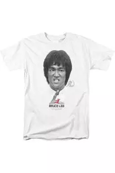 Футболка с коротким рукавом для взрослых с надписью «Самопомощь Брюса Ли» Gildan, белый