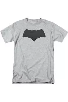 Футболка с коротким рукавом для взрослых с логотипом Batman V Superman Batman Gildan, цвет athletic heather