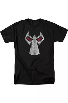 Футболка с коротким рукавом для взрослых с маской Бэтмена и Бейна Gildan, черный