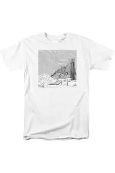 Футболка с коротким рукавом для взрослых «Труп невесты, моя дорогая» Gildan, белый