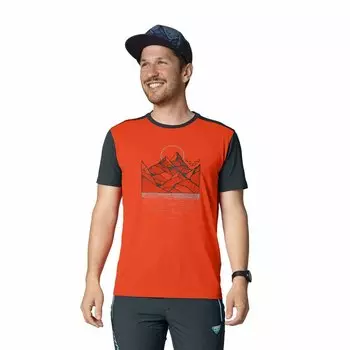 Футболка с коротким рукавом Dynafit Transalper Light, оранжевый