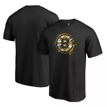 Футболка с коротким рукавом Fanatics Branded Boston Bruins, черный